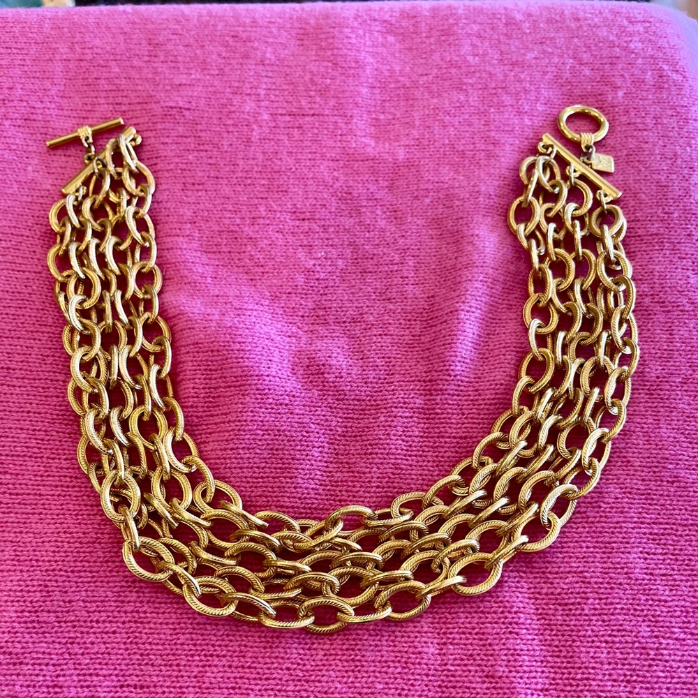 Anne Klein Triple Strand Choker - Picture 3 of 16